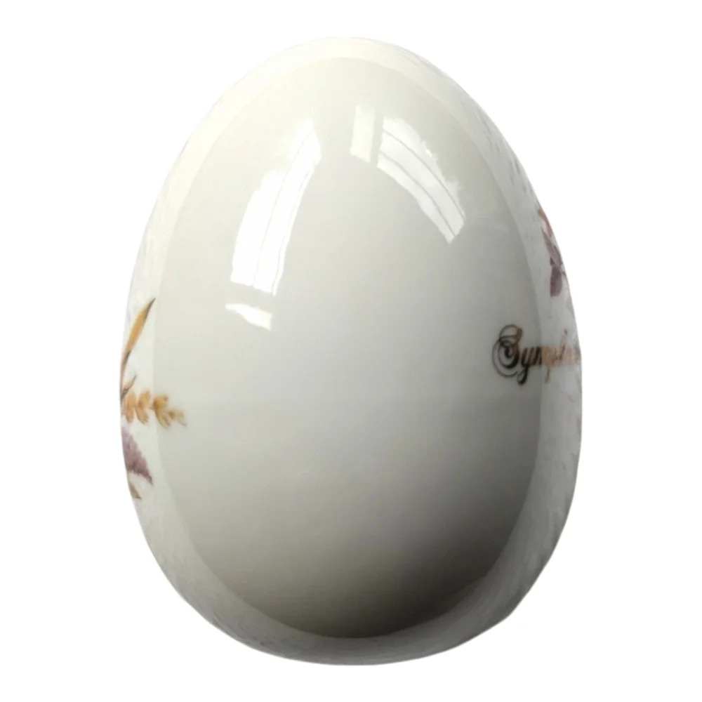 Avon  Vintage 1987 Porcelain Decorative Egg Autumn's Color Hand Painted - Picture 5 of 7